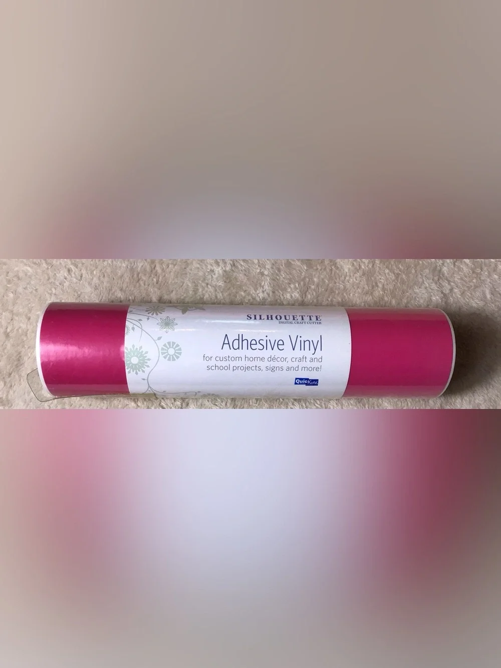 Silhouette Adhesive Vinyl Roll - Hot Pink